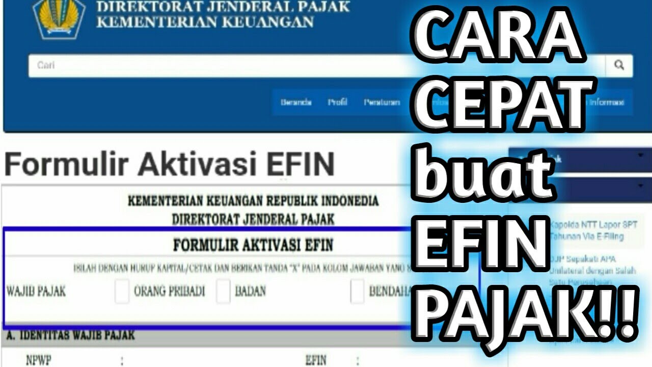 EPin Pajak newstempo