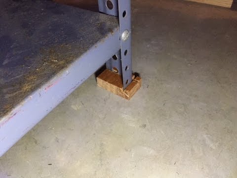How I Shimed a Metal Shelf - YouTube