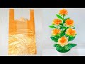 How to make Rose Flowers from Plastic Bag ll Bunga Mawar dari kresek ll Diycraft