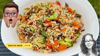 Roast Beef Fried Rice (Improvised Version)