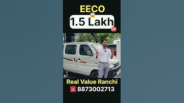 Budget Friendly EECO — Ranchi Mein Best DealReal Value Poddar Motors| Ranchi Jharkhand |