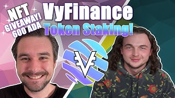 Cardano Native Token Staking, NFT Staking, and more with VyFinance! | ADA AURA