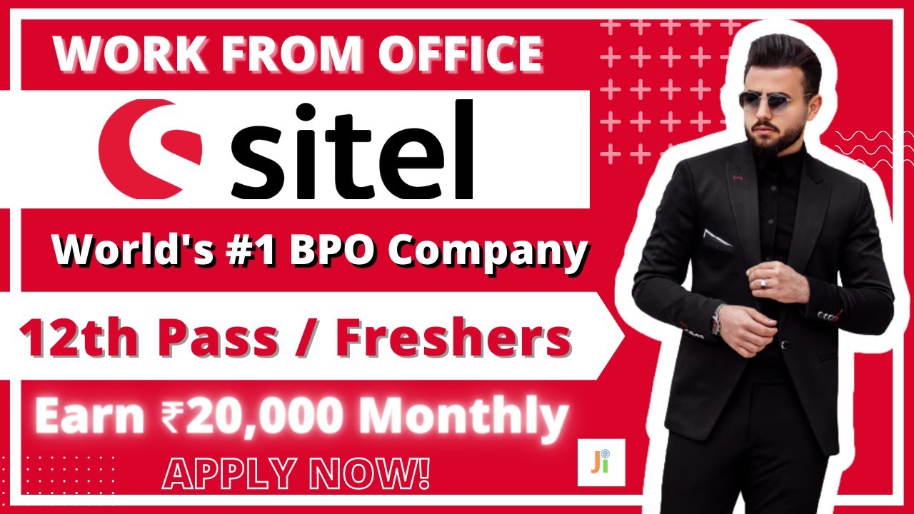 ⚡ SITEL GROUP WORK FROM OFFICE JOB ⚡SITEL HIRING FRESHERS 🔥 HIGH SALARY JOB