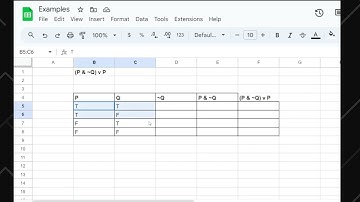 Truth Table Practice: (P & ~Q) v P