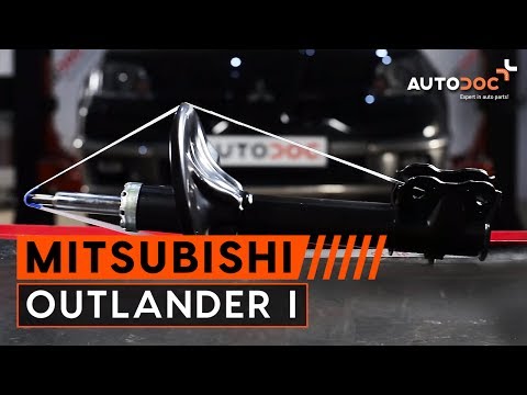 How to replace front shock absorbers Mitsubishi Outlander 1 TUTORIAL | AUTODOC