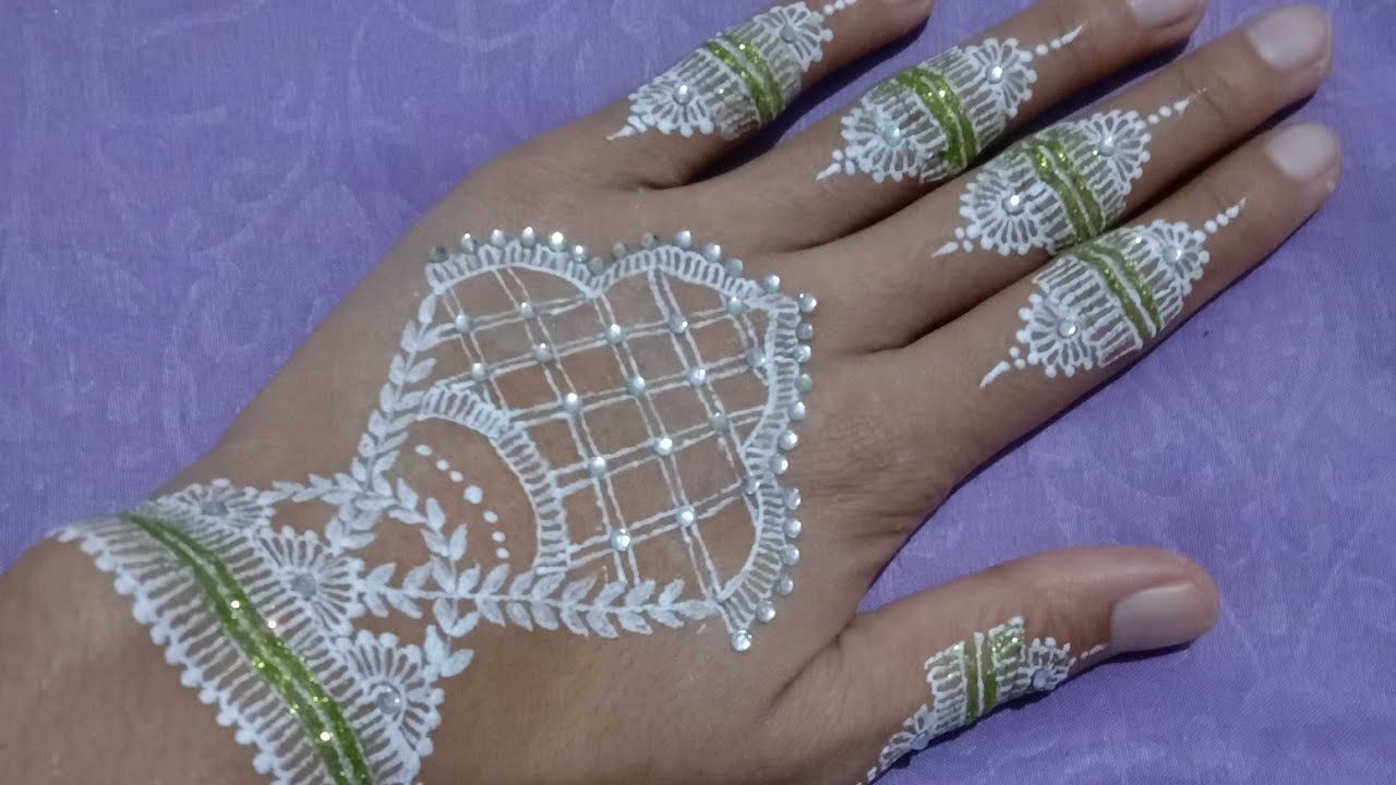 Desain Henna tangan untuk calon pengantin - YouTube