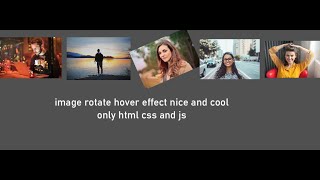 Only html css image rotate nice and cool effect just in-3-min