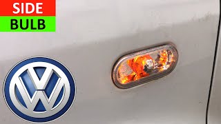 How to replace side wing indicator bulb on VW T5 - VW T5 Side indicator removal