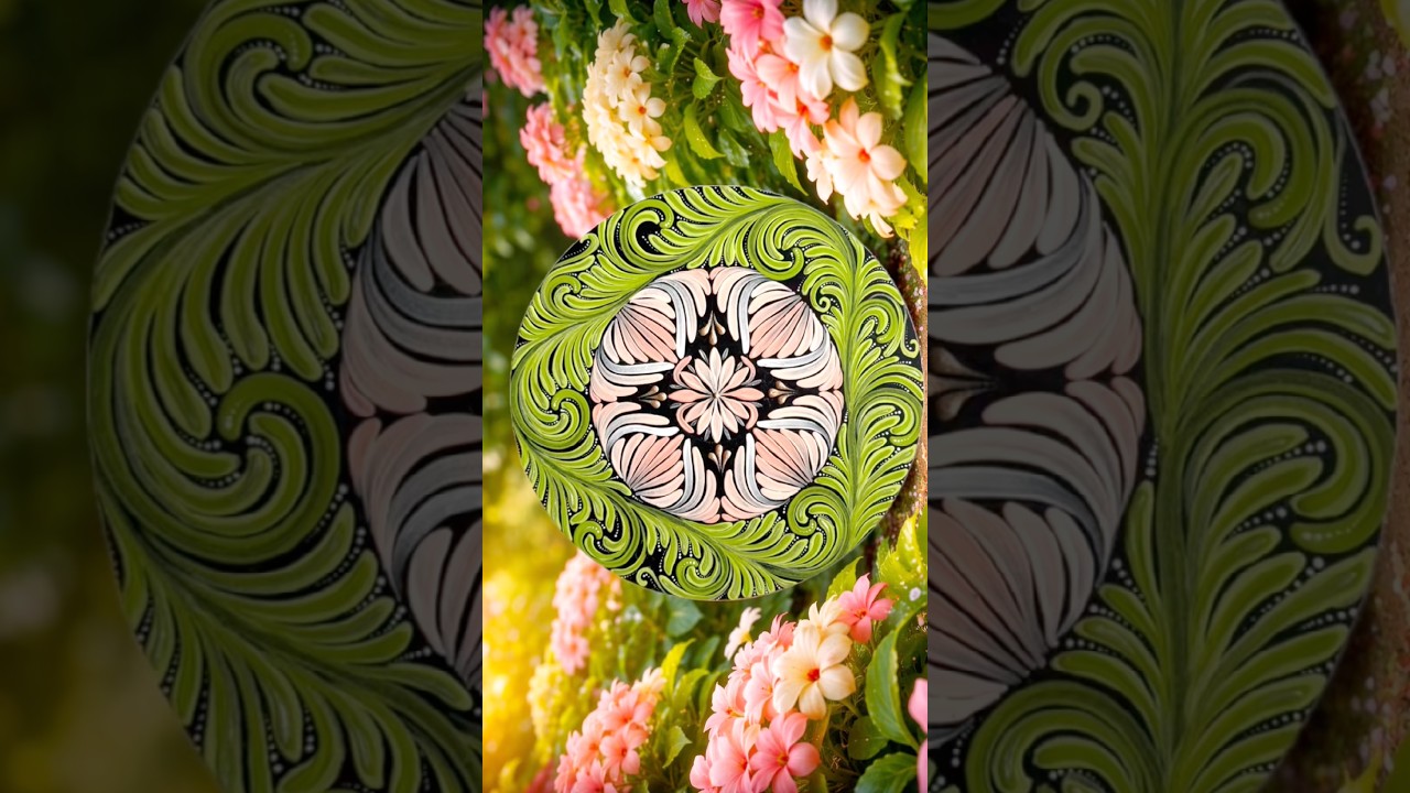 Floral mandala #art #painting #mandala #shorts #floral