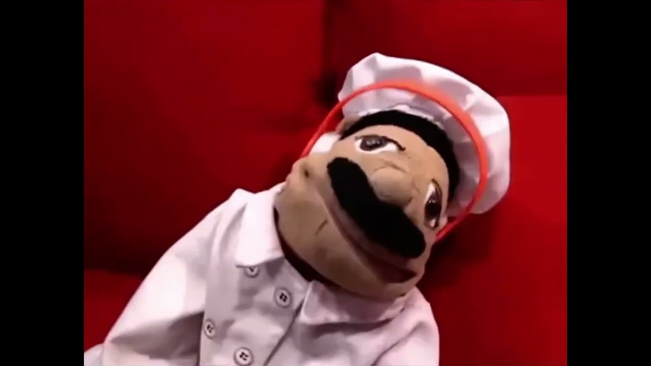 Chef PePe listening to some tunes