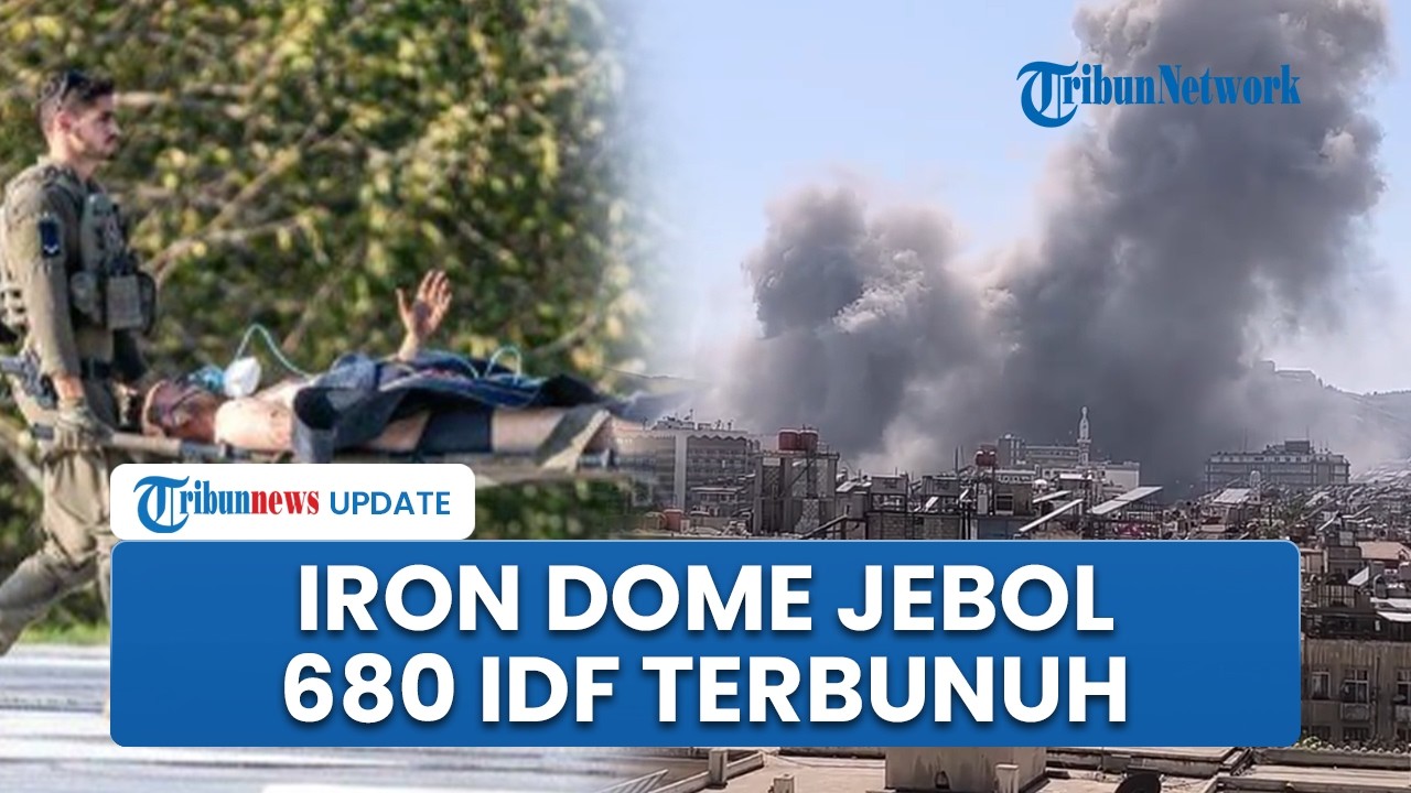 Iron Dome Israel Jebol! Markas Militer Dihantam Ledakan Rudal Iran, 680 Tentara Zionis Diklaim Tewas