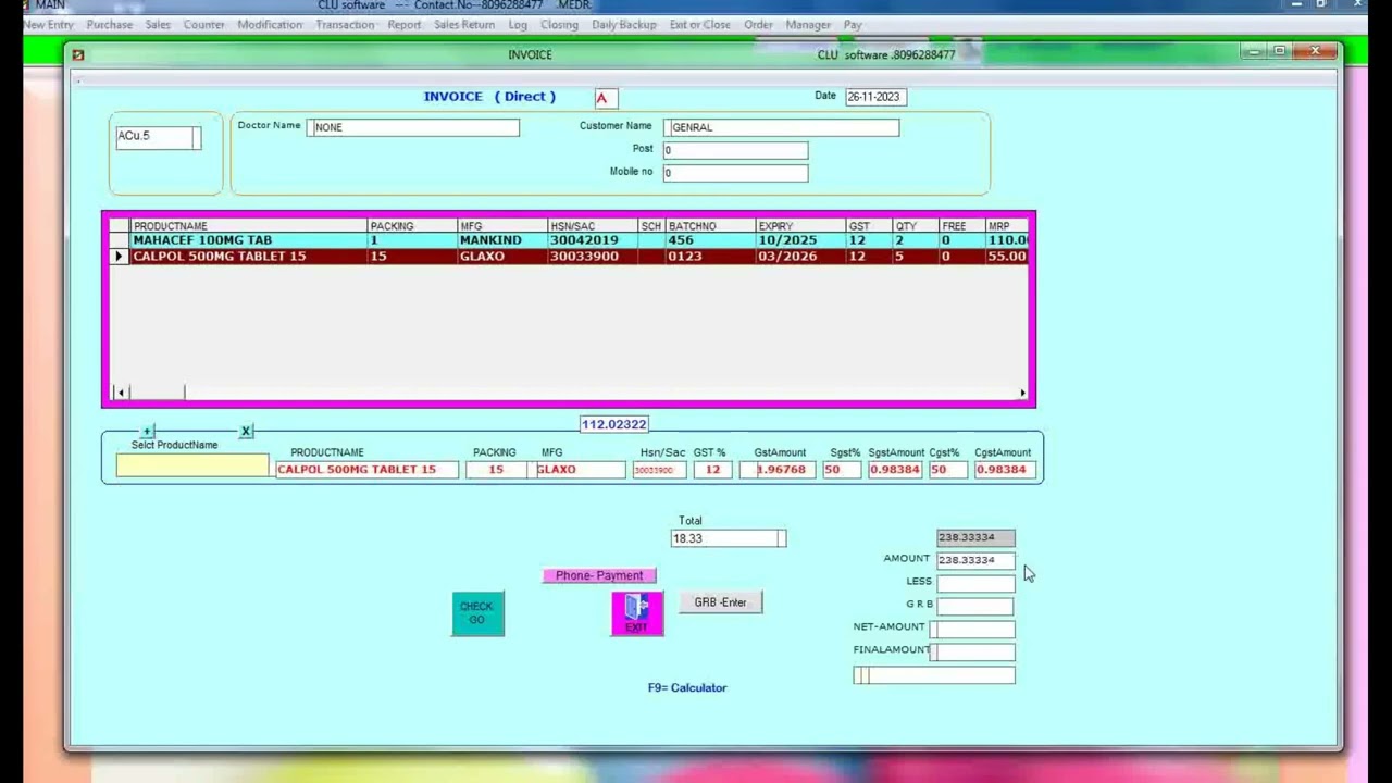 Clu pharmacy software free download
