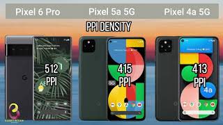 Google Pixel 6 Pro VS Google Pixel 5a 5G VS Google Pixel 4a 5G