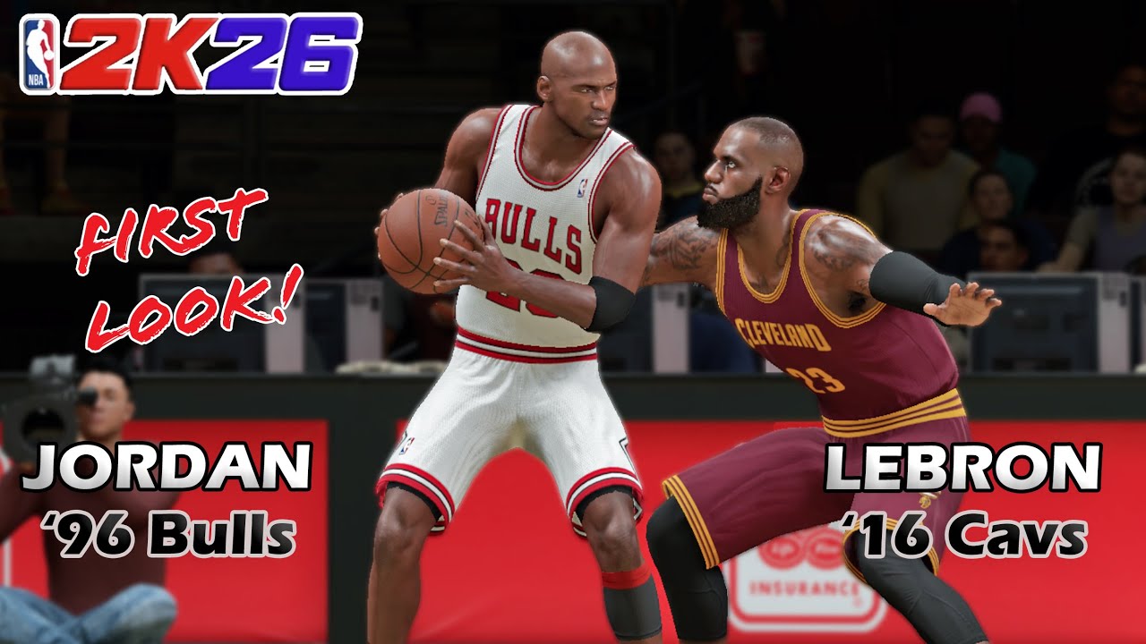 2016 CAVS First Look in 2K26.  JORDAN vs LEBRON.  Bulls vs. Cavs