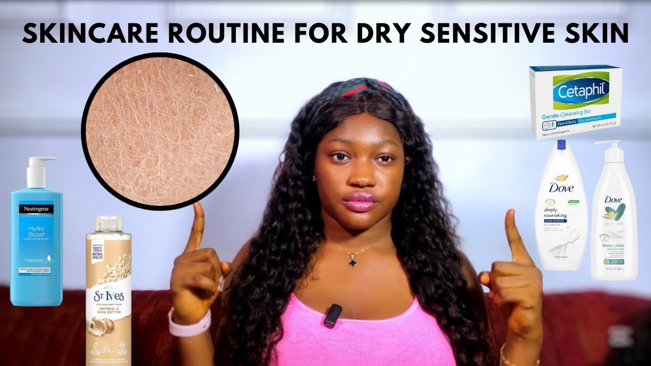 BODYCARE SKINCARE ROUTINE : For DRY SENSITIVE skin type | get rid of ...