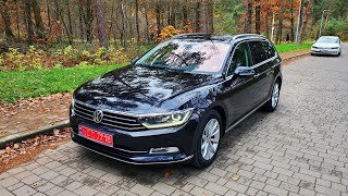 Свежепригнанный Volkswagen Passat B8 2.0 TDI DSG Highline 2017