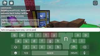 *Propeller and Test Totem*. * GIVEAWAY* Roblox Skyblock Read description on how to enter