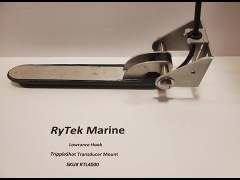 RyTek Marine's Lowrance Hook Trippleshot Transducer assembly video 