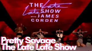 Blackpink 1/28/2021 Pretty Savage @ The Late Late Show with James Corden