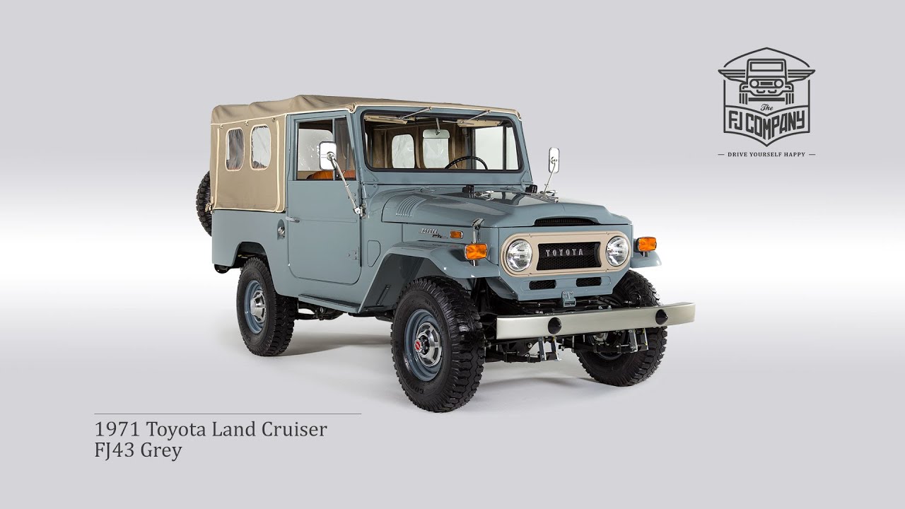 1971 Toyota Land Cruiser FJ43 Grey FJ43 Restoration Process Full