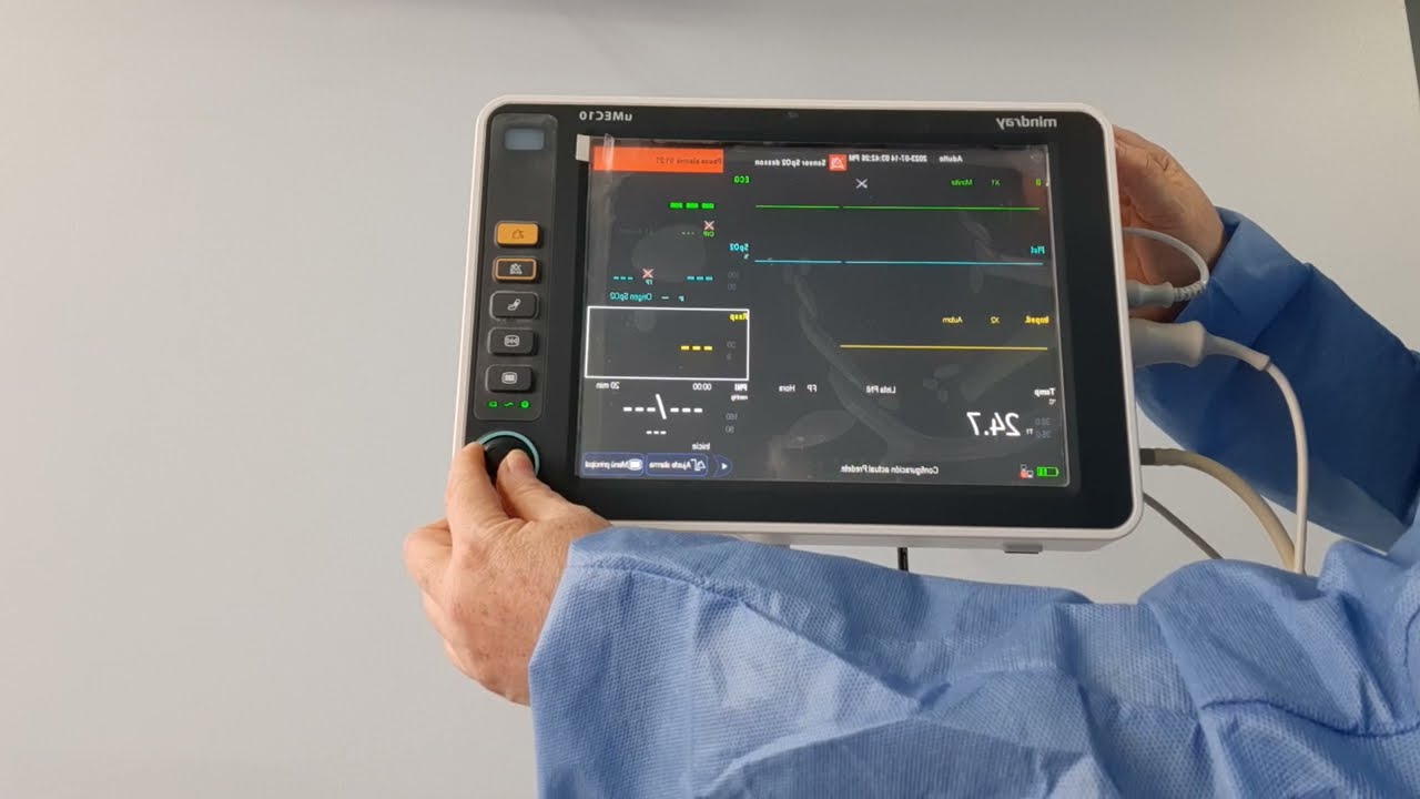 MONITOR DE SIGNOS VITALES, USO Y PARTES, mindray!! 📝👩‍⚕️🏥