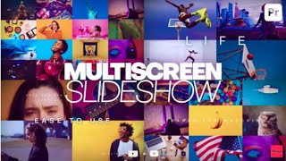 MultiScreen Slideshow 2025 - MultiScreen Slideshow Premiere Pro Template