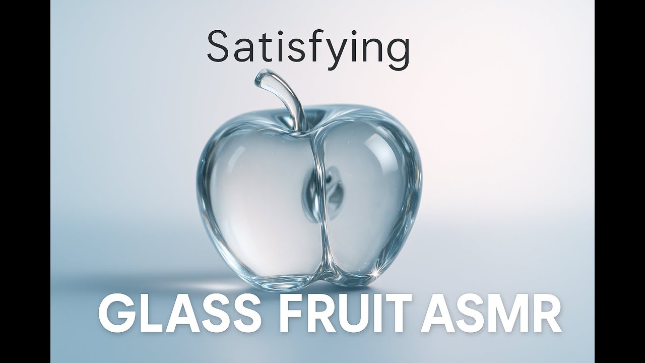 Satisfying Glass Fruit Slicing 🍎✨ | Ultra Realistic ASMR Cutting Sounds