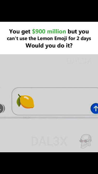 Lemon emoji 🍋