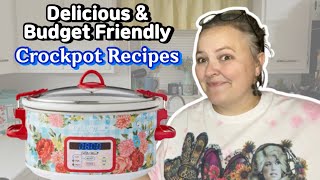 Easy & DELICIOUS Crockpot Recipes || Our Favorite Cheap Meals