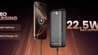 Kratos Legend Champ Power Bank 20000mAH, Fast Charging 22.5W, Triple Output,  &amp; Input Quick Charge