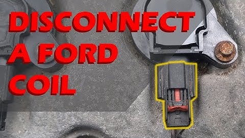 Disconnecting Ford Ignition Coil Connectors Without Breaking Them