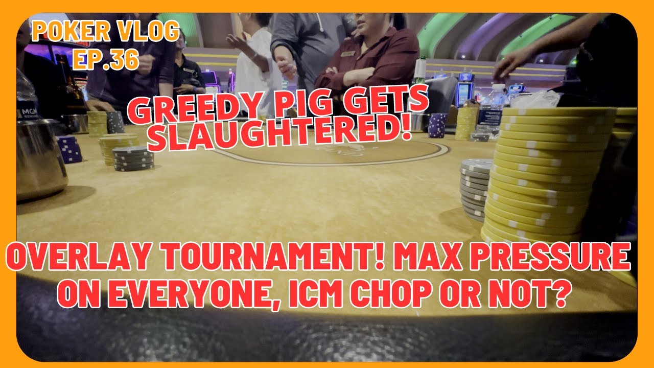 Overlay tournament!｜Final table facing pressure from everyone, ICM Chop