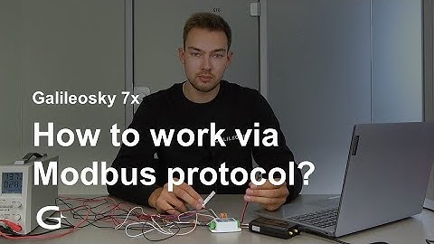 How to configure Galileosky 7x device to work via the Modbus protocol?