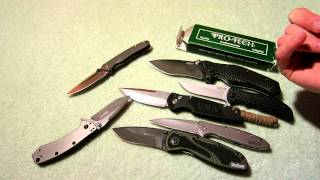 Protech TR3 USA Automatic knife vs Kershaw Speedsafe