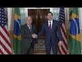 Secretary Rubio Meets with Brazilian Foreign Minister Mauro Vieira