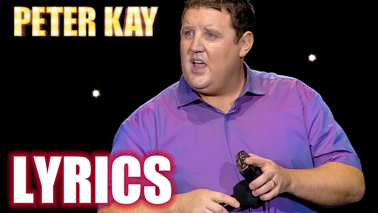 Misheard Lyrics  Peter Kay The Tour That Didnt Tour Tour