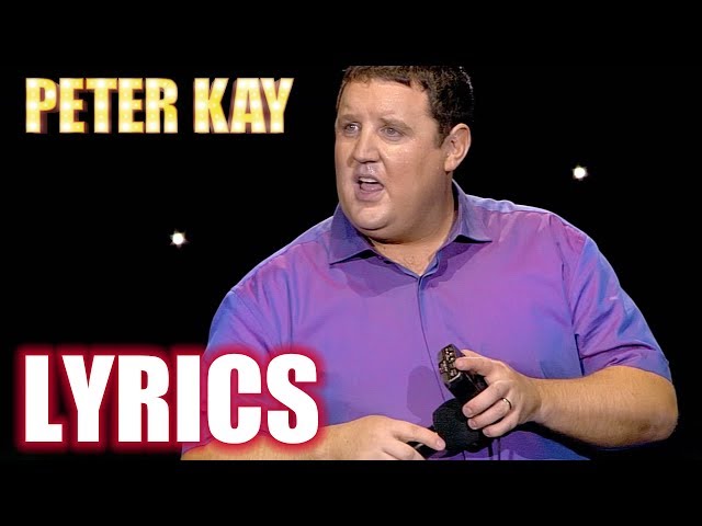 Misheard Lyrics | Peter Kay: The Tour That Didn't Tour Tour class=