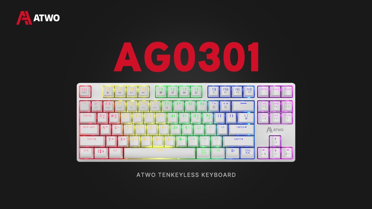 에이투 유선 텐키리스 기계식 게이밍 키보드 - 유선키보드 | 쿠팡