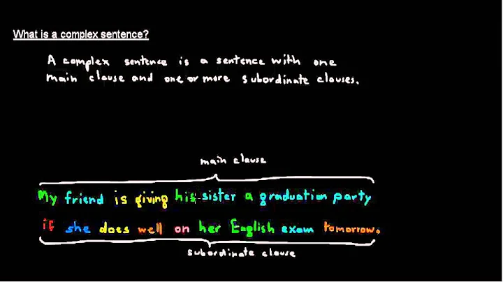 The Complex Sentence
