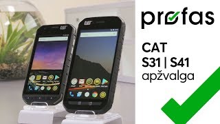 CAT S31 | S41 apžvalga CAT S31 | S41 apžvalga