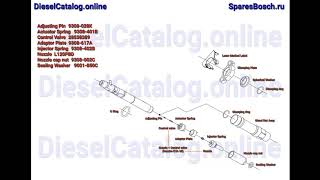 R01801A Injector Common Rail DELPHI (RENAULT / NISSAN)