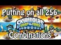 Putting on all 256 skylanders swap force combinations