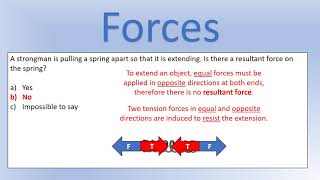 GCSE Physics: All Exam Boards: Motion: Forces