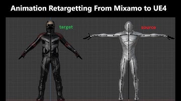 Animation Retargeting From Mixamo to Ue4
