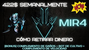 🌟MIR4 CÓMO RETIRAR DINERO [EXP FARM BOT] [DAMAGE PLUGIN] [2021]