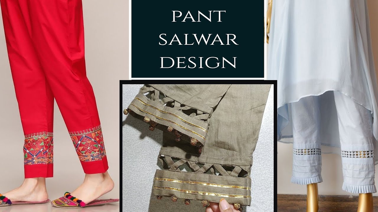 Beautiful Trouser Pant/ Shalwar Designs 