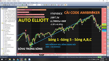 Auto Elliott : Tự Vẽ Bước Sóng 1-5, ABC - Cảnh Báo Điểm Mua Bán Bằng Giọng Nói Dựa Vào Sóng Elliott