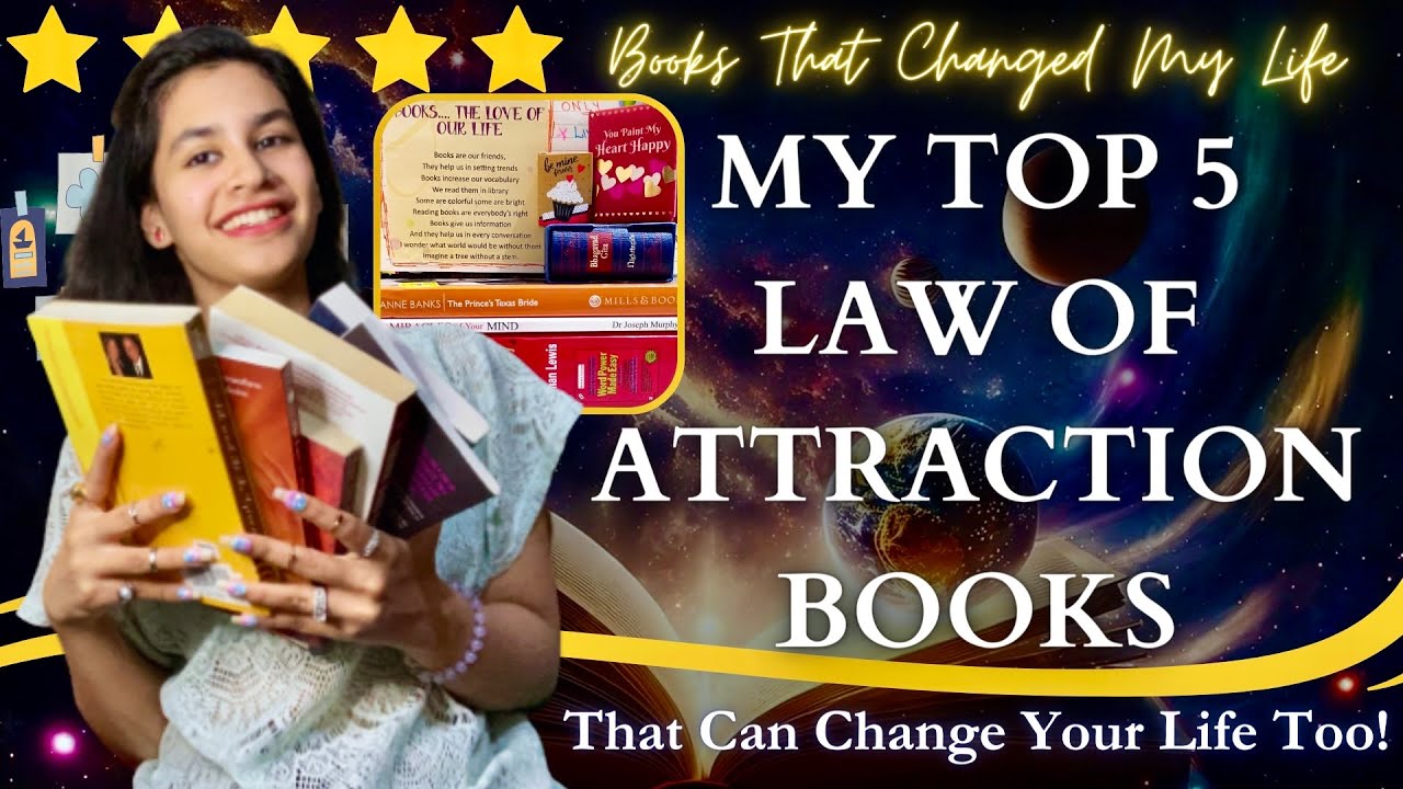5 Books That Can Change Your Life!📚My Top 5 Law Of Attraction Books You ...