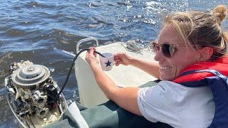 SOLVED!! Johnson 55HP (1979) Bogging Down (Hand over lower carb fixes it)