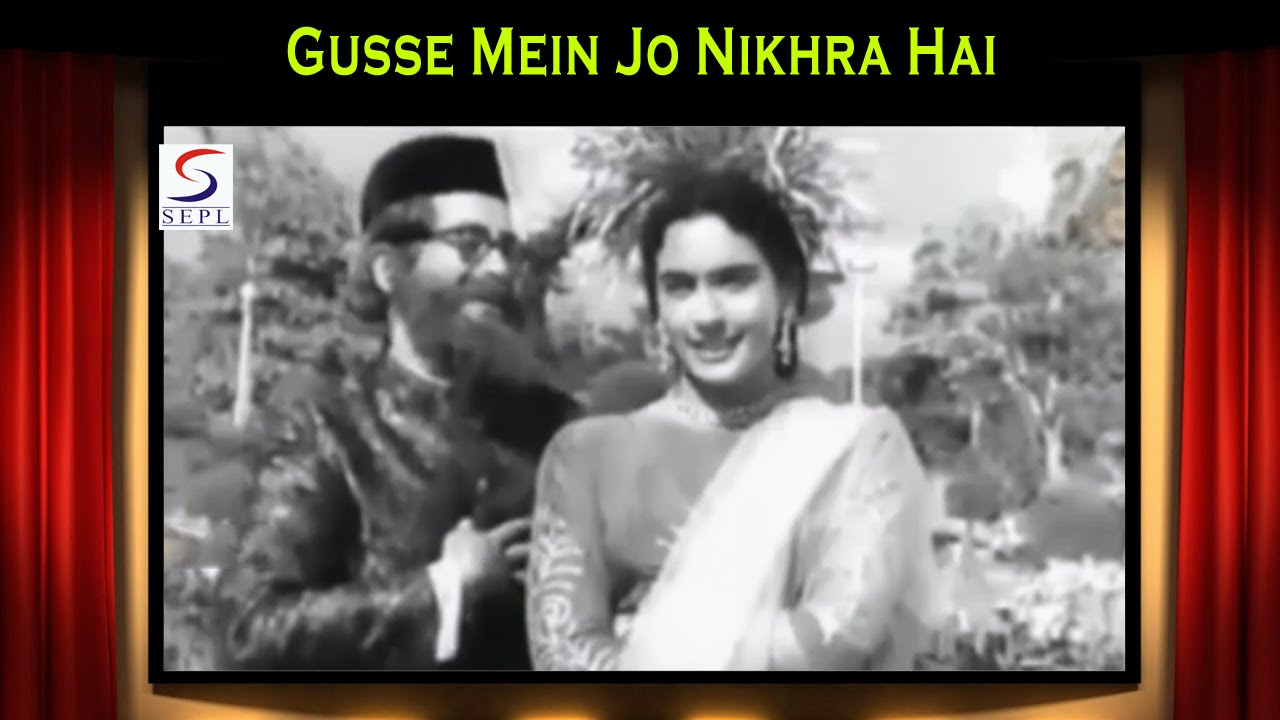 Gusse Mein Jo Nikhra Hai  Mukesh   Raj Kapoor Nutan